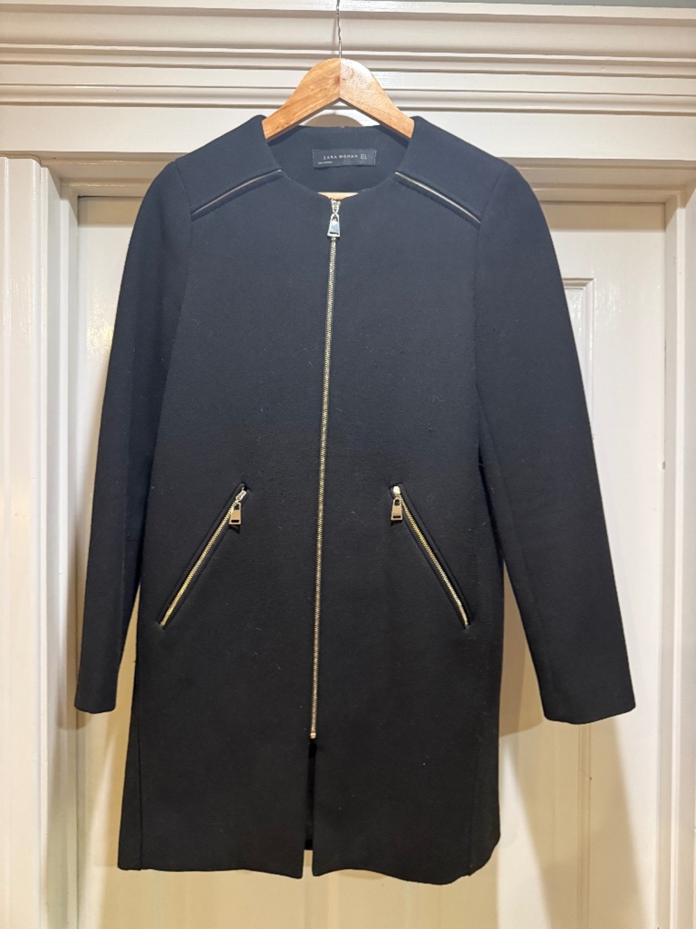 Zara Long Black Coat
